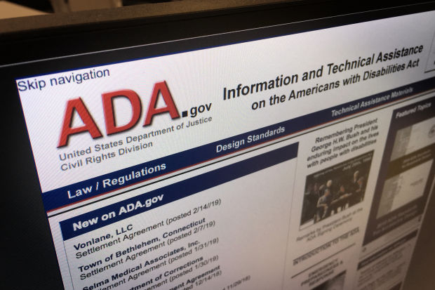 WSJ ADA Web Accessibility 