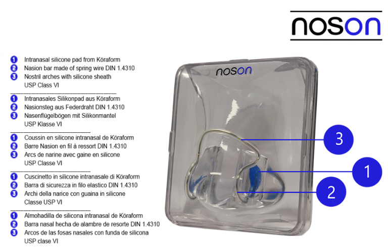 NOSON AG Announces New Internal Nasal Dilator to Enhance Breathing