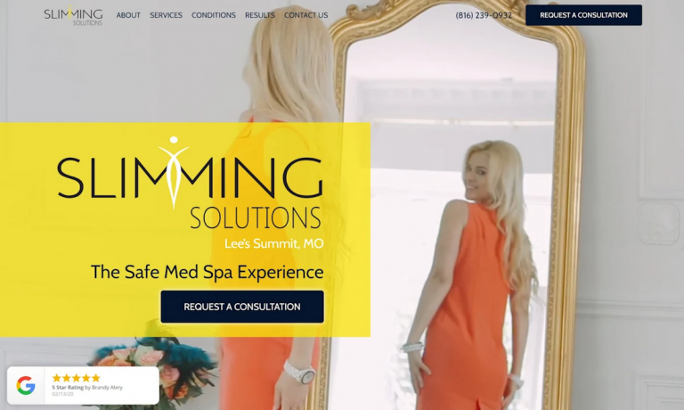 Slimming Solutions Launches New Website