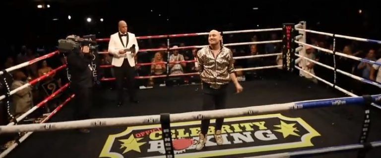 Lovari knocks out National Anthem at Celebrity Boxing’s Lamar Odom & Aaron Carter Match in Atlantic City