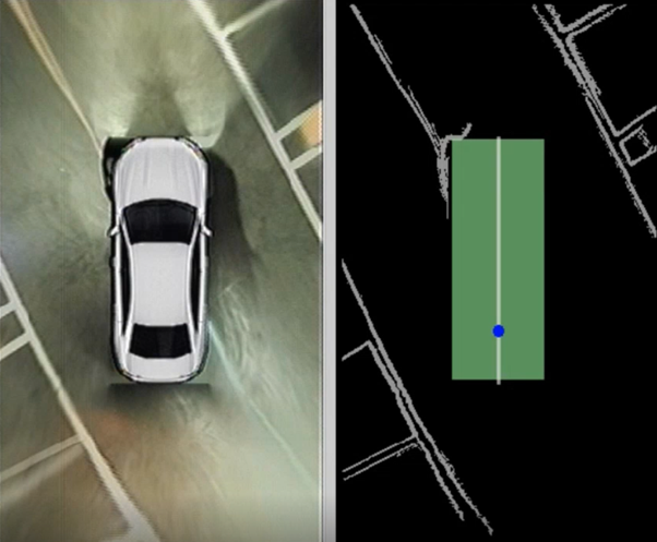 BI demonstrated Camera-Based autonomous vehicle parking technology.