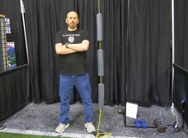 The Jukestir – Bonneville Academy teacher, Brad Evans, designs unique punching bag